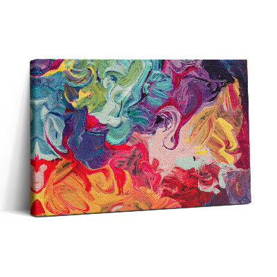 Vászonkép nyomtatás 30x20 Színes absztrakció