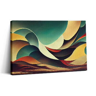 Vászonkép nyomtatás 30x20 Varrat nélküli absztrakt vonalak háttér