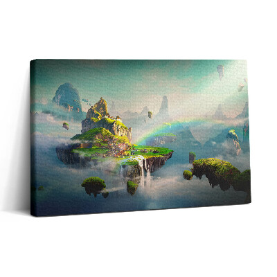 Vászonkép nyomtatás 30x20 Fantasztikus jelenetek kínai stílusban