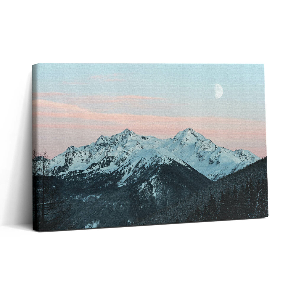 Vászonkép nyomtatás 30x20 Hegyvidék télen