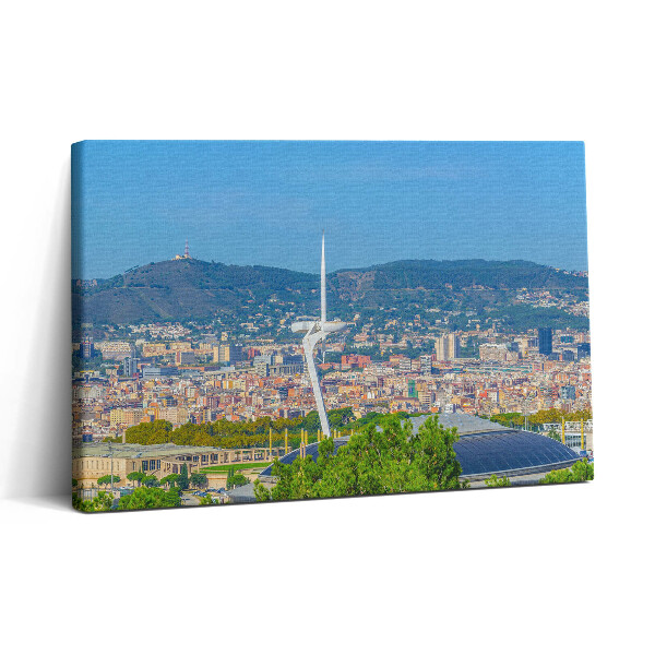 Vászonkép nyomtatás 30x20 Olimpiai park Barcelonában Katalóniában