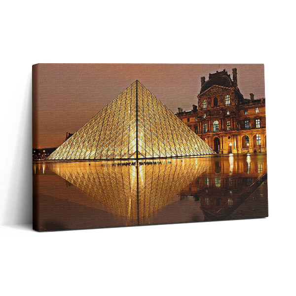 Vászonkép nyomtatás 30x20 Louvre Múzeum Párizsban
