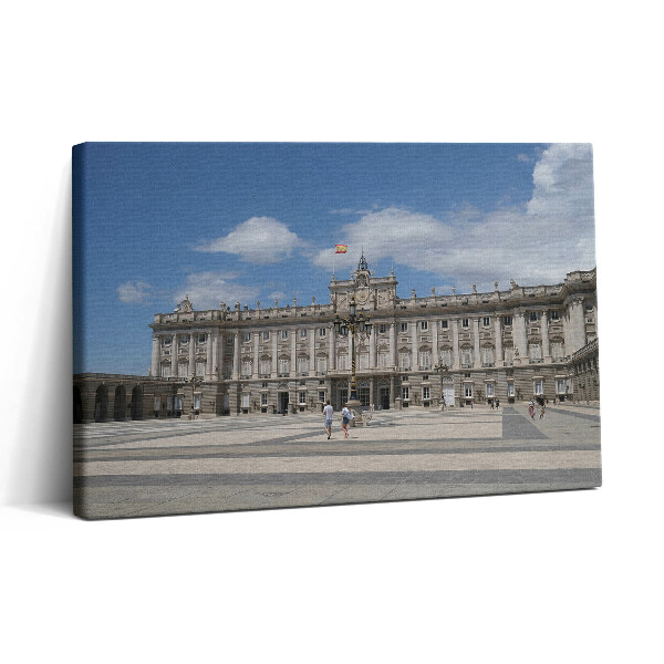 Vászonkép nyomtatás 30x20 Történelmi palota Madridban
