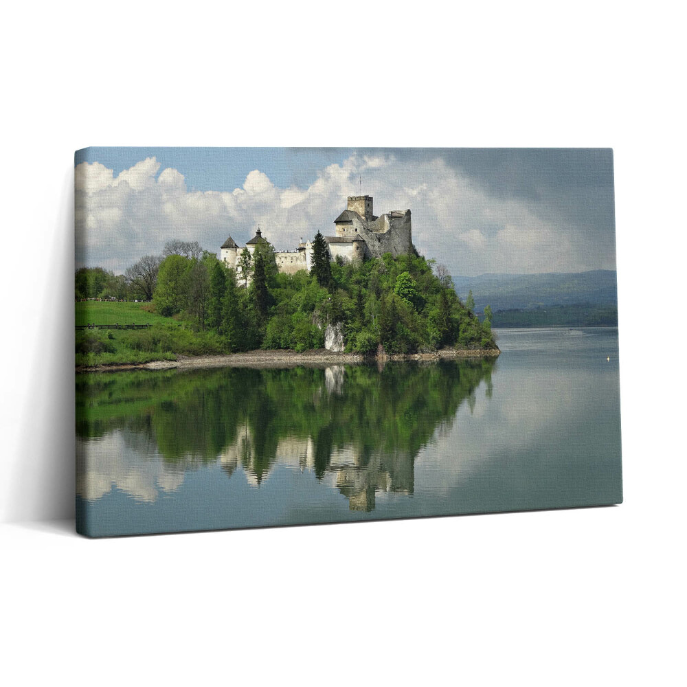 Vászonkép nyomtatás 30x20 Vár Niedzica felől