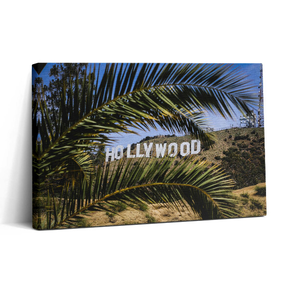 Vászonkép nyomtatás 30x20 Hollywoodi jel Los Angelesben