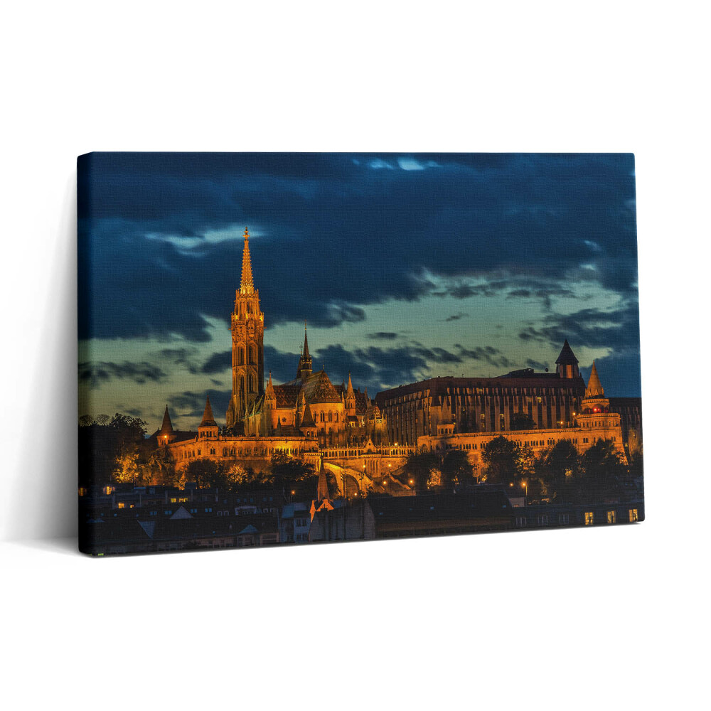 Vászonkép nyomtatás 30x20 Mátyás-templom Budapesten