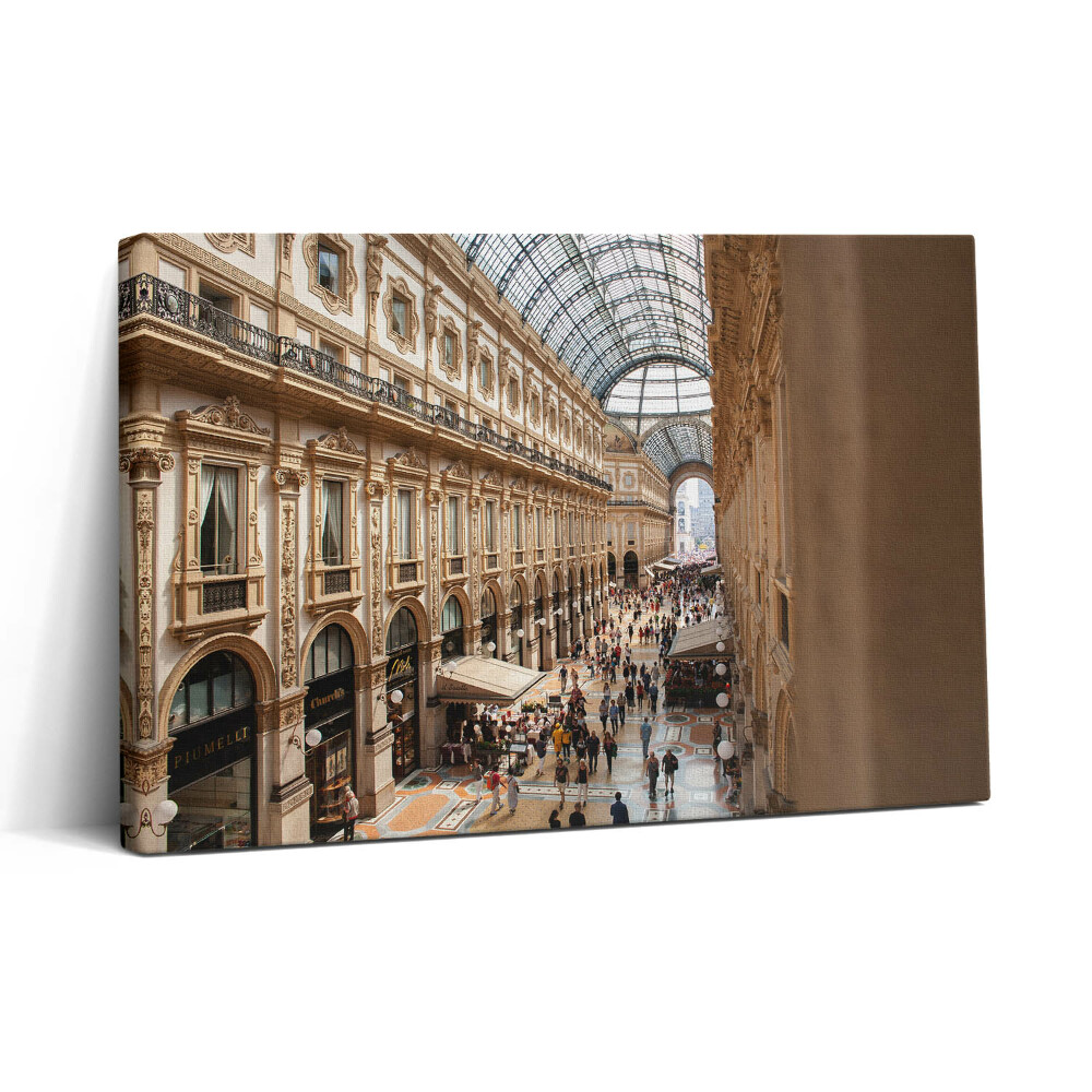 Vászonkép nyomtatás 30x20 Galleria Vittorio Emanuele II Olaszországban