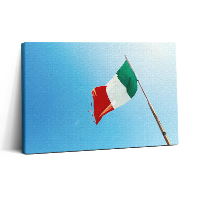Vászonkép nyomtatás 30x20 Olasz zászló