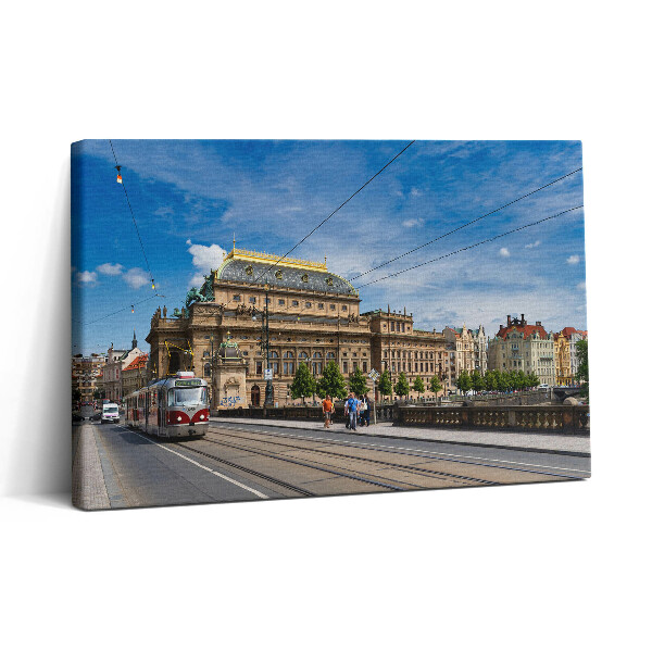Vászonkép nyomtatás 30x20 Nemzeti Színház Prágában