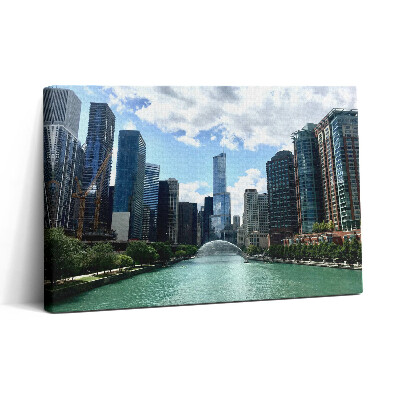 Vászonkép nyomtatás 30x20 Felhőkarcolók