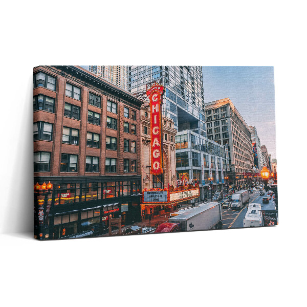 Vászonkép nyomtatás 30x20 Chicago épületeinek fényképe