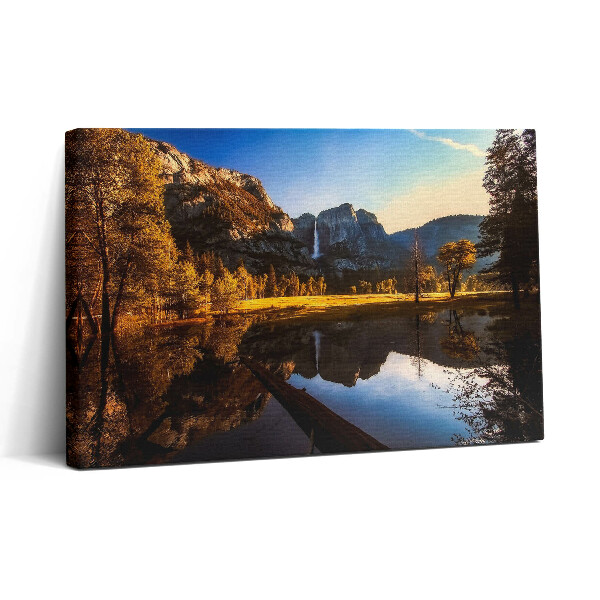 Vászonkép nyomtatás 30x20 Erdő a Yosemite Parkban