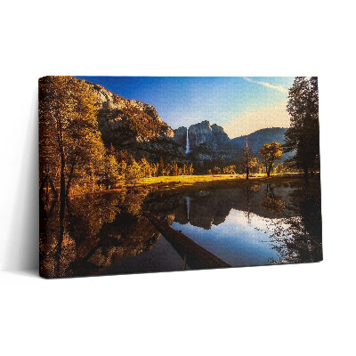 Vászonkép nyomtatás 30x20 Erdő a Yosemite Parkban