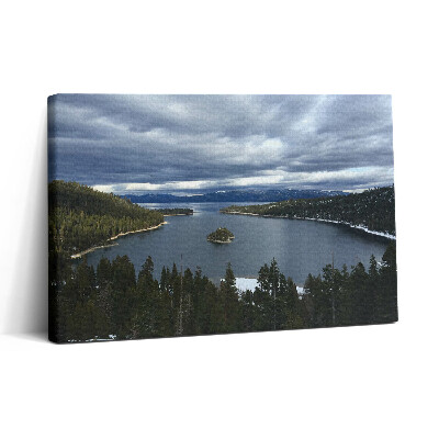 Vászonkép nyomtatás 30x20 Tavas táj