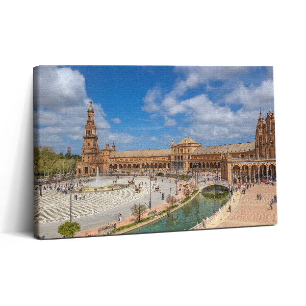 Vászonkép nyomtatás 30x20 Plaza de España Sevillában