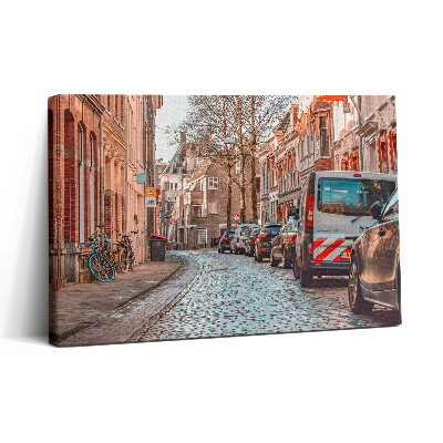 Vászonkép nyomtatás 30x20 Városi utca