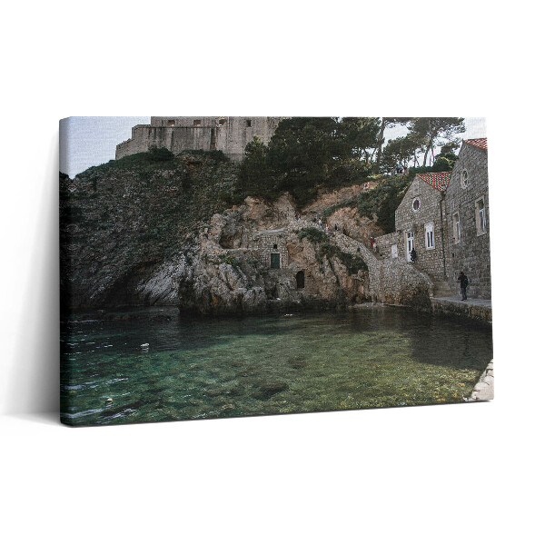 Vászonkép nyomtatás 30x20 Dubrovnik városrész