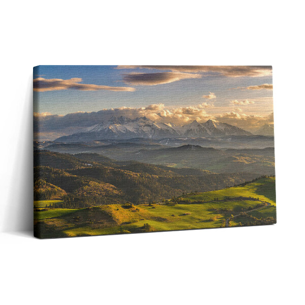 Vászonkép nyomtatás 30x20 Pieniny Magashegység