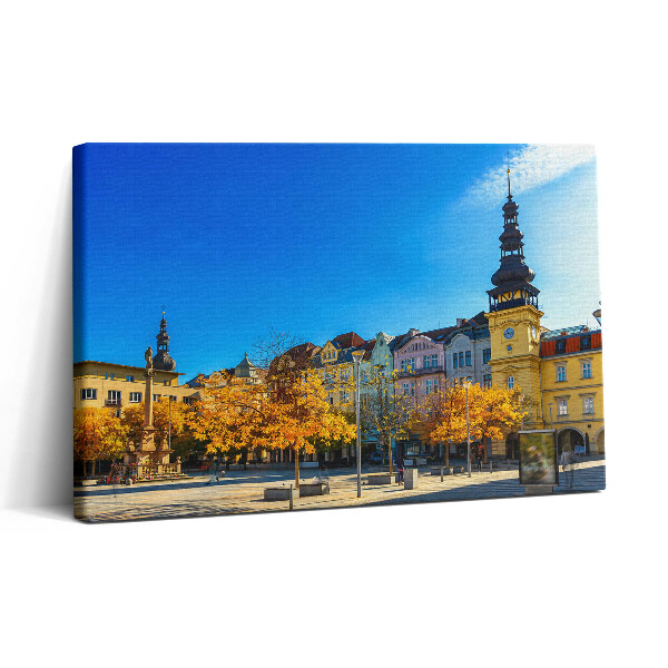 Vászonkép nyomtatás 30x20 Masaryk tér és a régi városháza
