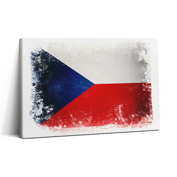Vászonkép nyomtatás 30x20 Cseh zászló