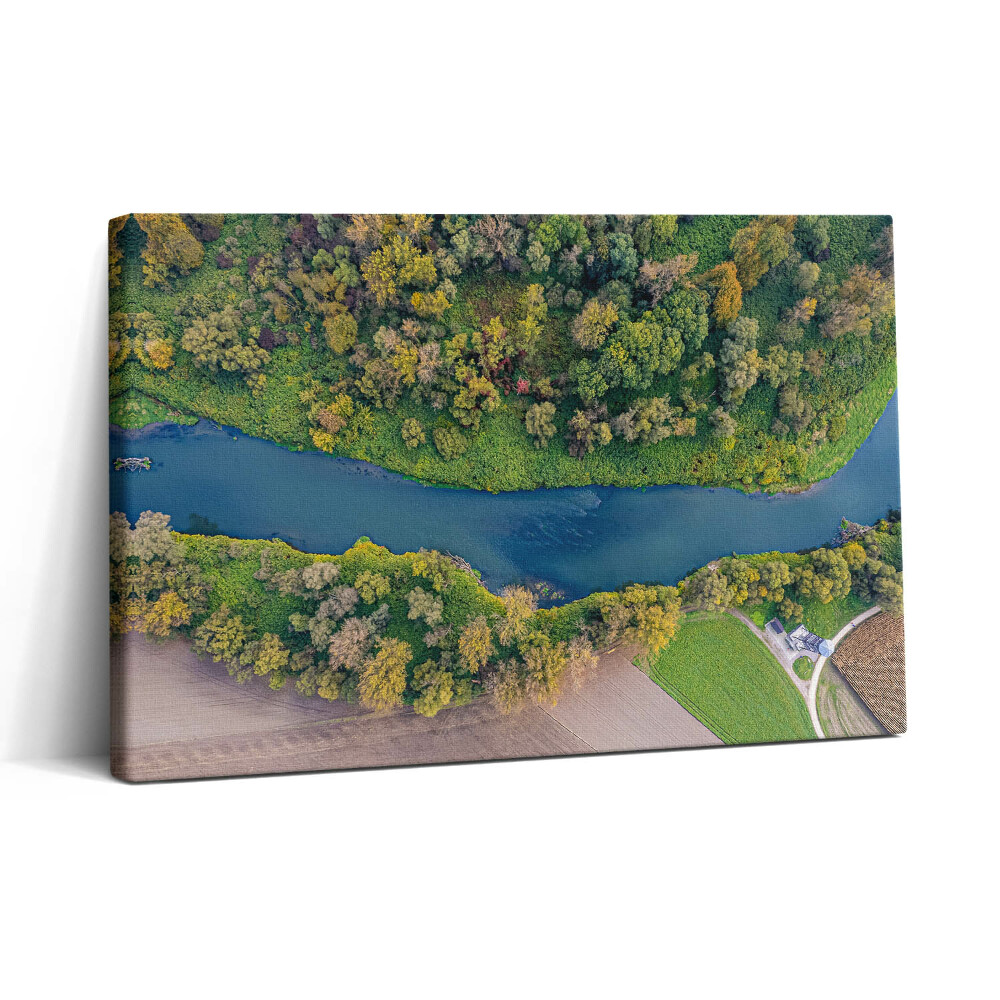 Vászonkép nyomtatás 30x20 Odera folyó a Cseh Köztársaságban