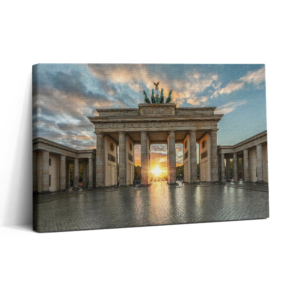 Vászonkép nyomtatás 30x20 Brandenburgi kapu Berlinben