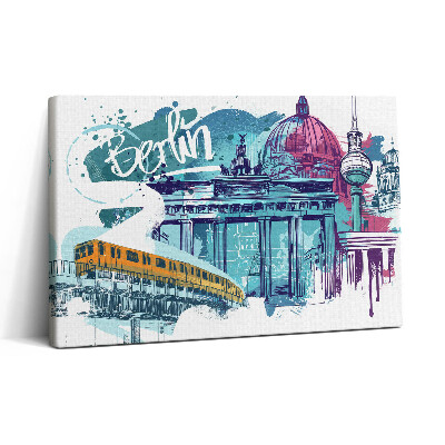 Vászonkép nyomtatás 30x20 Utazás Berlinben