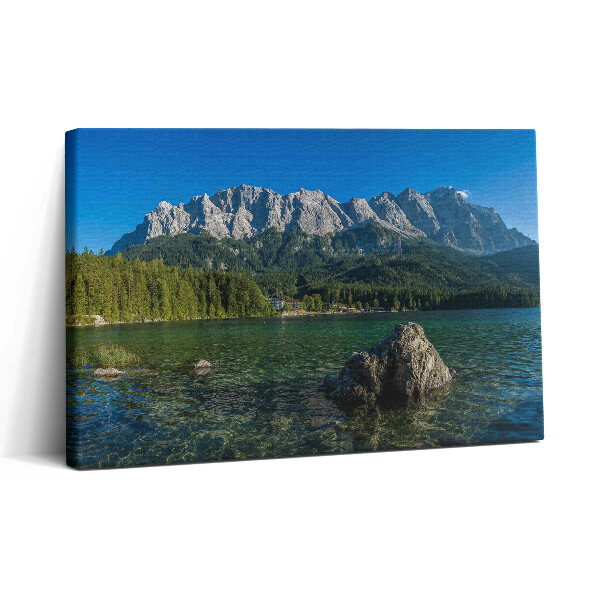 Vászonkép nyomtatás 30x20 Zugspitze csúcs Németországban