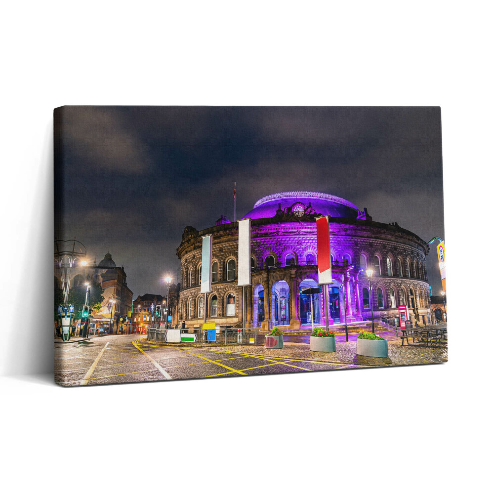 Vászonkép nyomtatás 30x20 Kukoricapiac Leedsben, Angliában