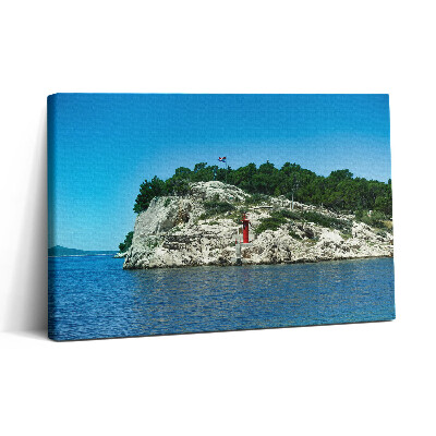 Vászonkép nyomtatás 30x20 Split Horvátország Festői útvonal