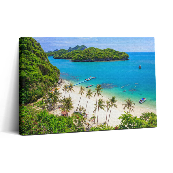 Vászonkép nyomtatás 30x20 Koh Samui Nemzeti Park Thaiföldön