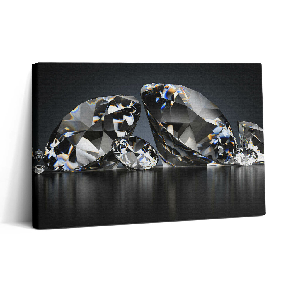 Vászonkép nyomtatás 30x20 Csodálatosan csillogó gyémántok