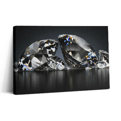 Vászonkép nyomtatás 30x20 Csodálatosan csillogó gyémántok