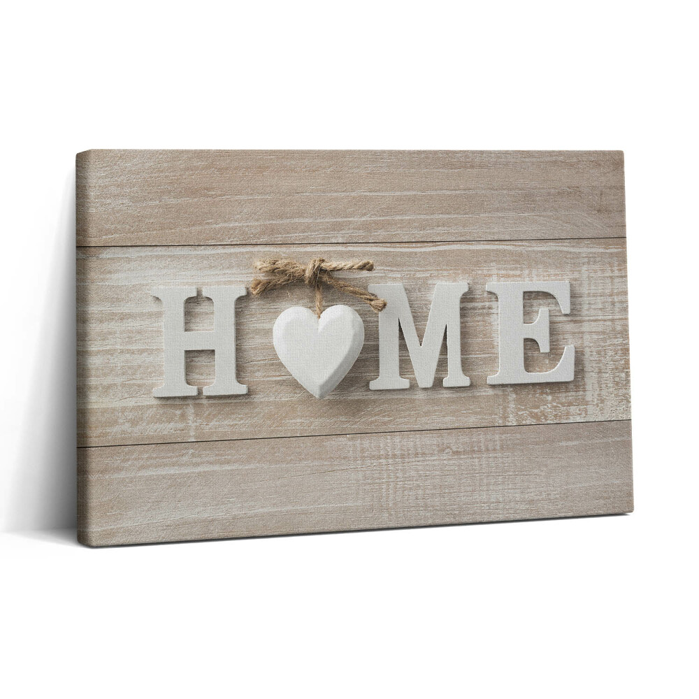 Vászonkép nyomtatás 30x20 Ház felirat