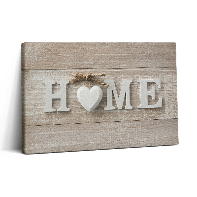 Vászonkép nyomtatás 30x20 Ház felirat