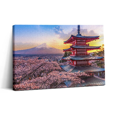 Vászonkép nyomtatás 30x20 Japán építkezés