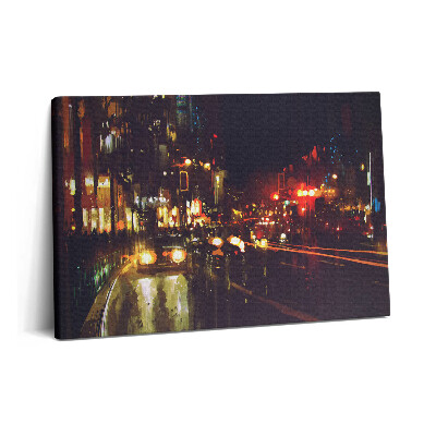 Canvas kép 60x40 Elmosódott festett város