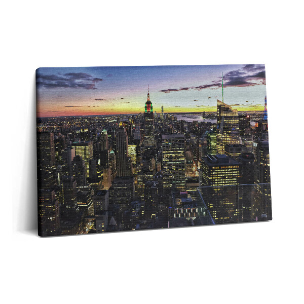 Canvas kép 60x40 Város naplementében