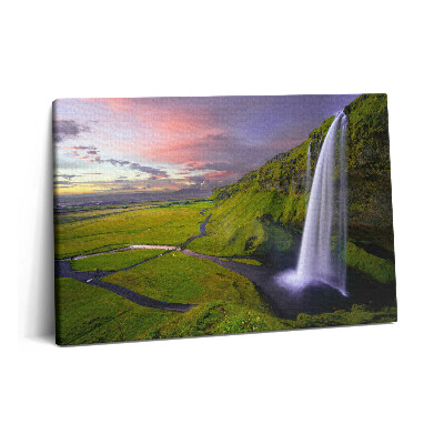 Canvas kép 60x40 Tájkép egy félig-meddig vízesésről