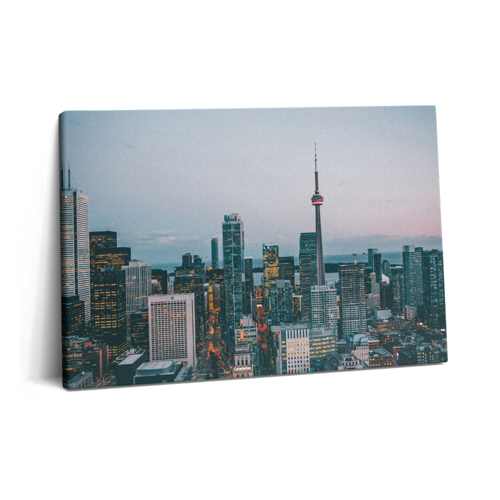 Canvas kép 60x40 Városi panoráma este
