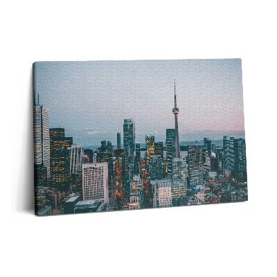 Canvas kép 60x40 Városi panoráma este