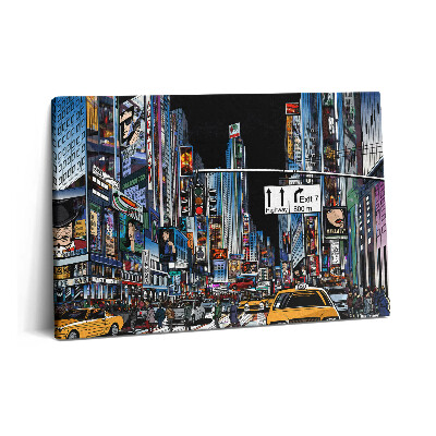 Canvas kép 60x40 Képregényes látomás New Yorkban