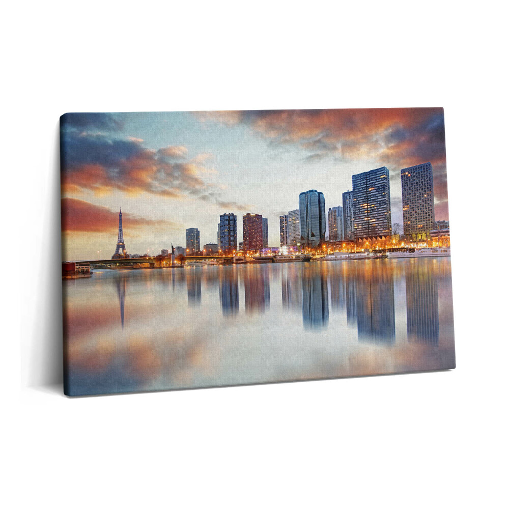 Canvas kép 60x40 Párizsi panoráma az Eiffel-toronnyal