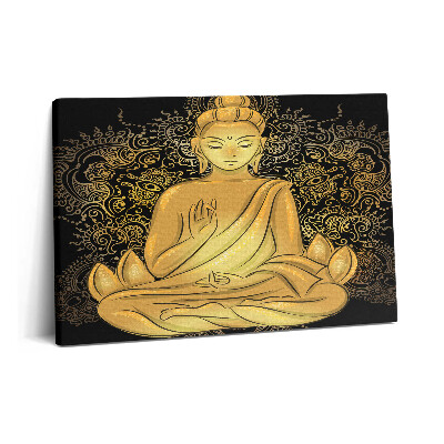 Canvas kép 60x40 Arany Zen Buddha