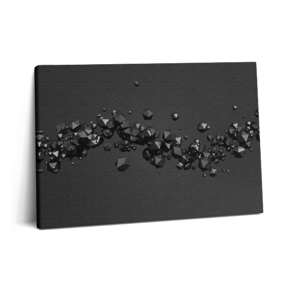 Canvas kép 60x40 Absztrakt 3D alakzatok