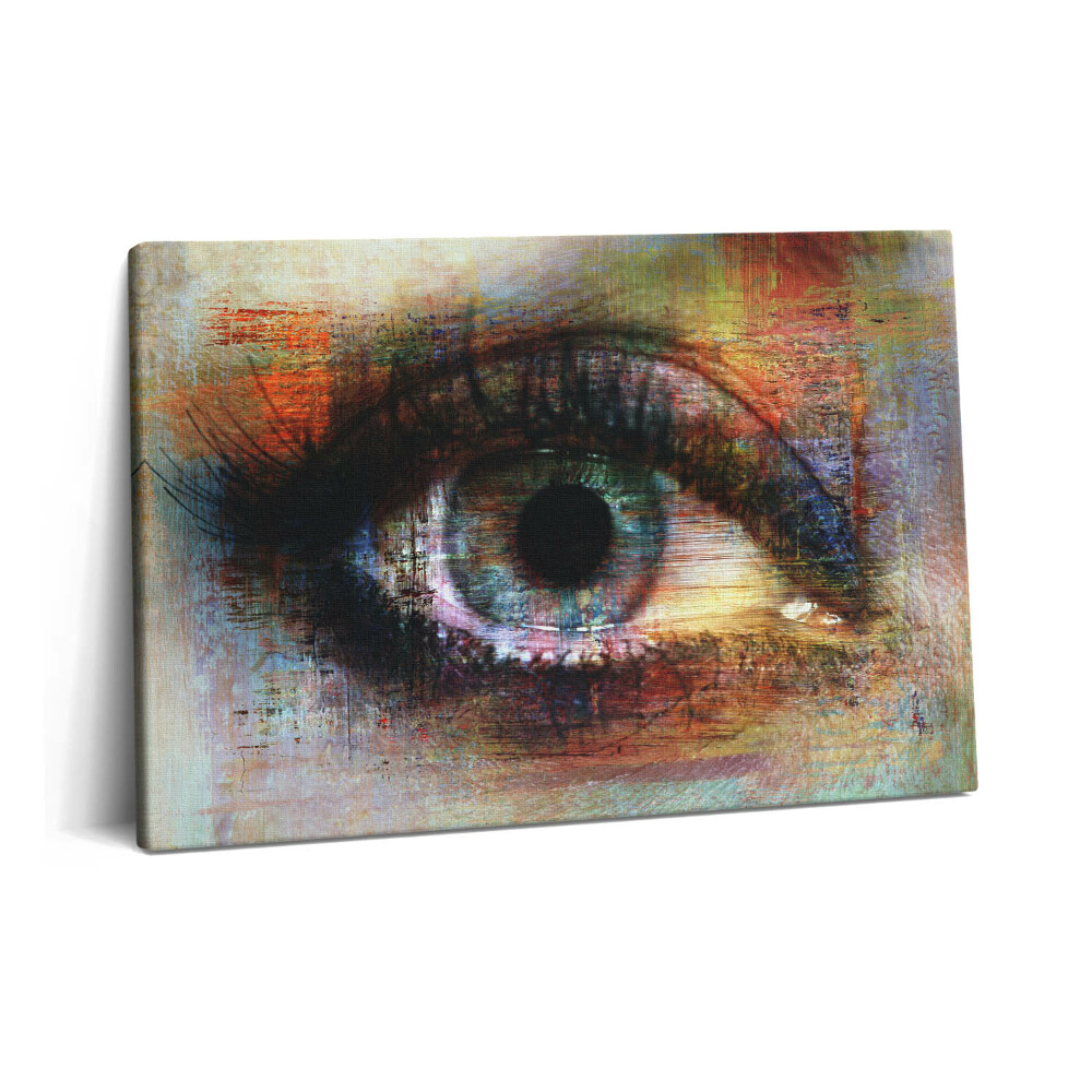 Canvas kép 60x40 Street art - texturált szem