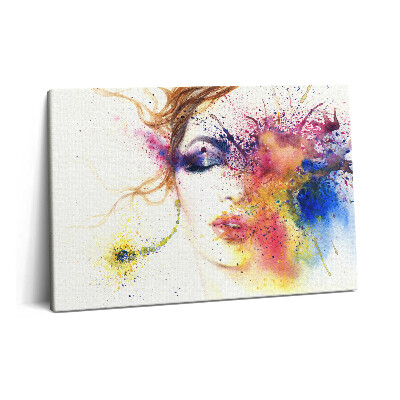 Canvas kép 60x40 Egy titokzatos nő portréja