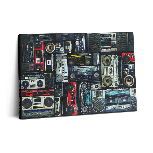 Canvas kép 60x40 Zene - Vintage Boombox