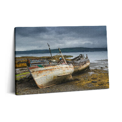 Canvas kép 60x40 Salen-öböl és hajók