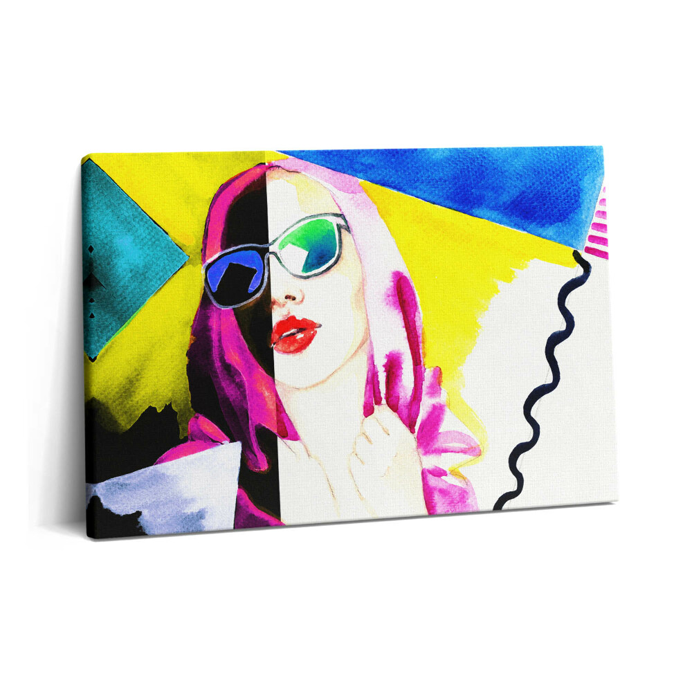 Canvas kép 60x40 Nő két arccal